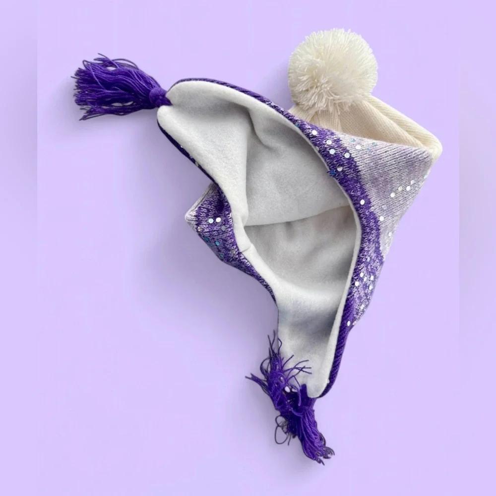 Target Little Girls Hat and Snow Mittens